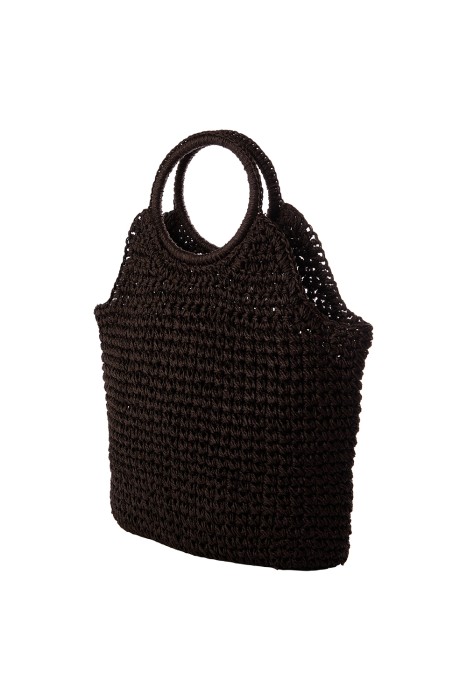 плетеная сумка из россии вид сбоку