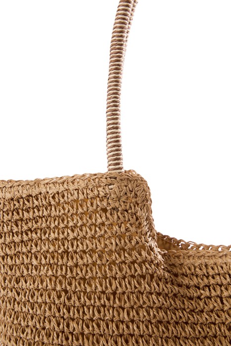 плетеная сумка из россии вид сбоку