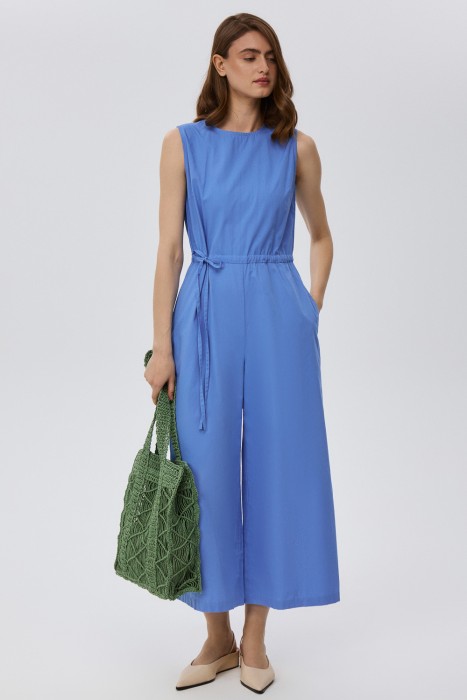 плетеная сумка от бренда снежная королева вид слева