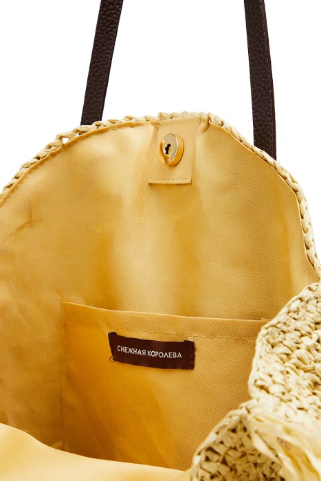 плетеная сумка из россии вид сбоку