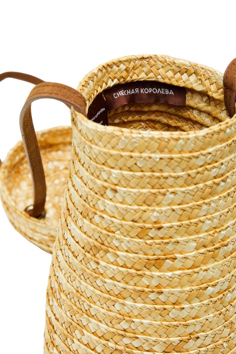 плетеная сумка из россии вид сбоку