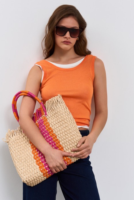 плетеная сумка 760128003 фотография