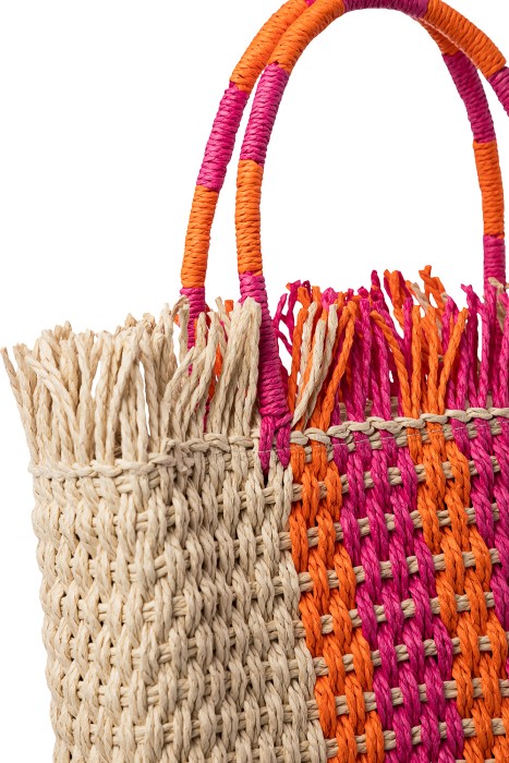 плетеная сумка из россии вид сбоку