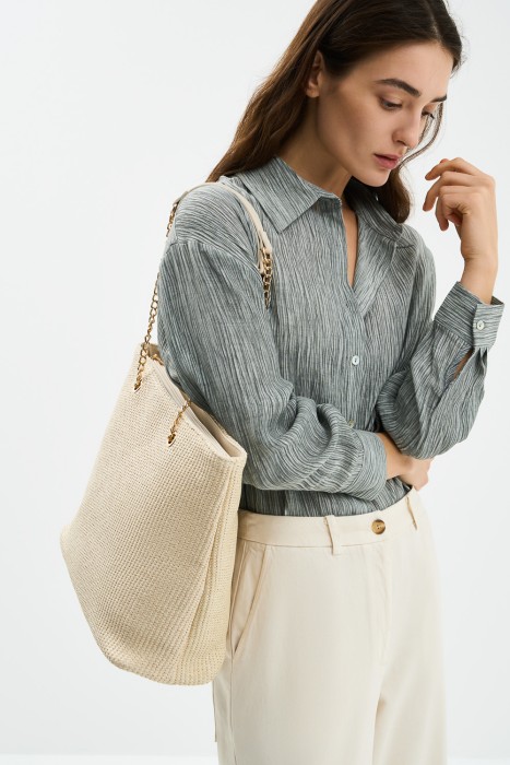 плетеная сумка 760089003 фотография