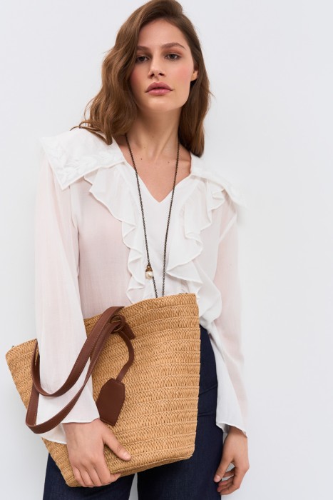 плетеная сумка по цене 2120 руб вид справа