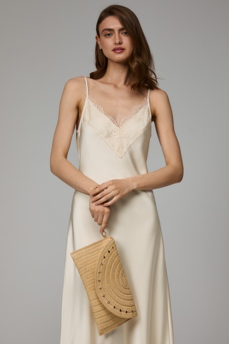 плетеный клатч 813426003 фотография