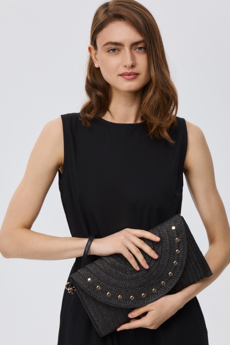 плетеный клатч 813455003 фотография