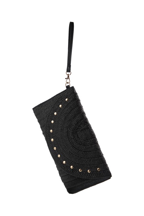 плетеный клатч из россии вид сбоку