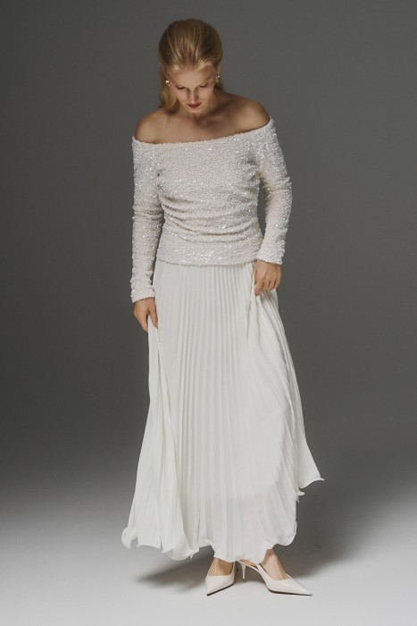 плиссированная юбка по цене 1980 руб вид справа