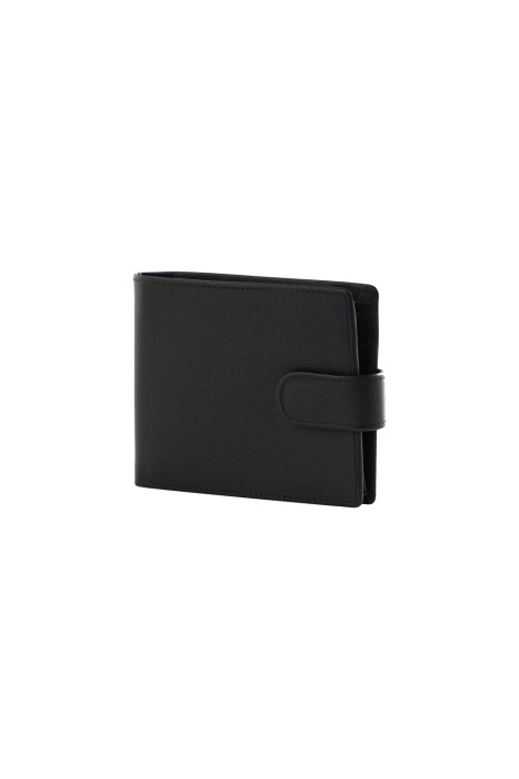 портмоне из натуральной кожи от бренда снежная королева вид слева