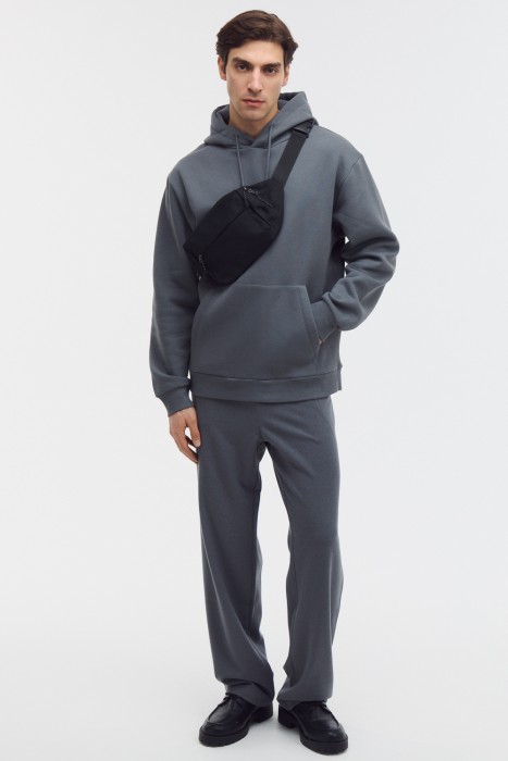 поясная сумка из текстиля от бренда снежная королева вид слева