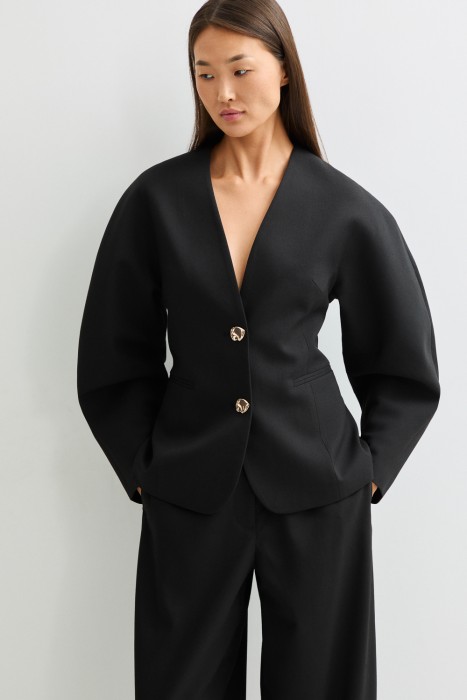 приталенный жакет 802123003 фотография