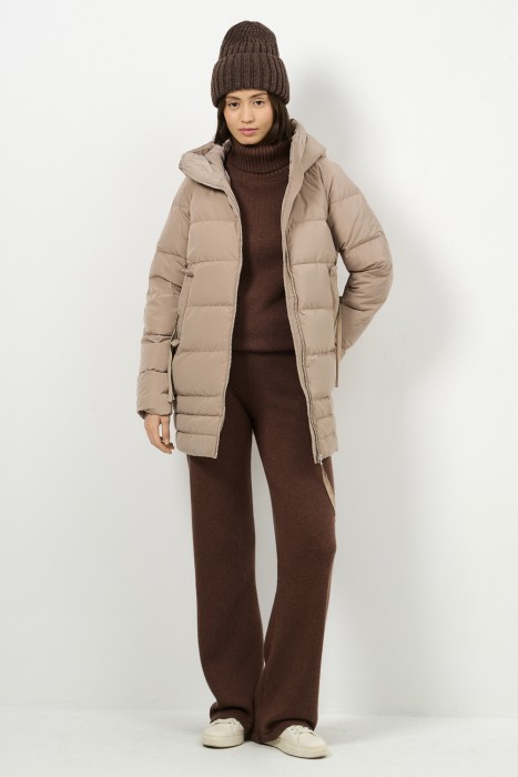 пуховик с капюшоном 725055003 фотография