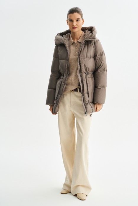 пуховик с капюшоном 772371003 фотография