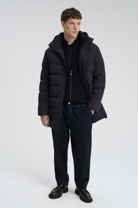 пуховик с капюшоном 721328003 фотография