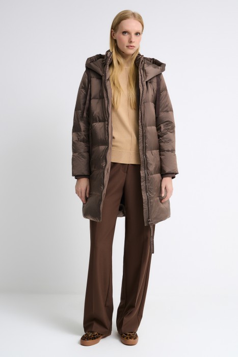 пуховик с капюшоном 716297003 фотография