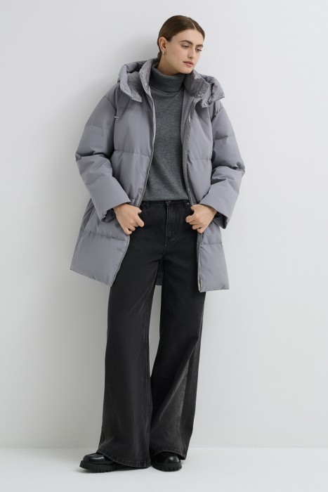 пуховик с капюшоном 716285003 фотография