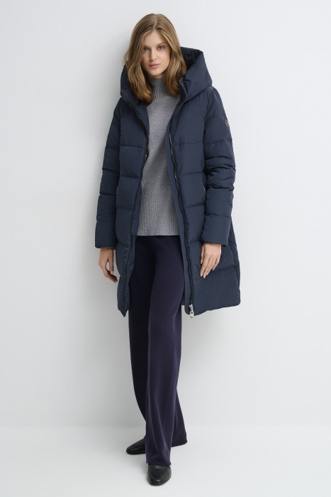 пуховик с капюшоном 749620003 фотография