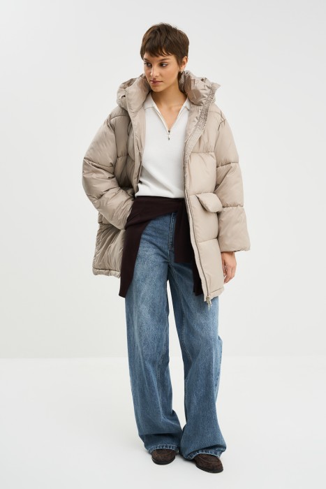 пуховик с капюшоном 779547003 фотография