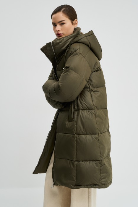 пуховик с капюшоном 787159003 фотография