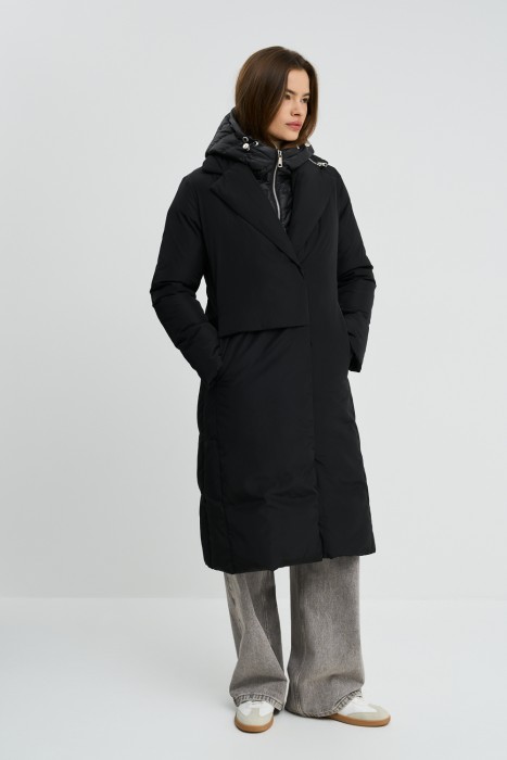 пуховик с капюшоном 773896003 фотография