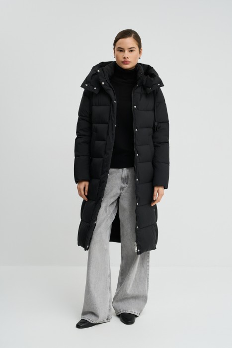 пуховик с капюшоном 787640003 фотография