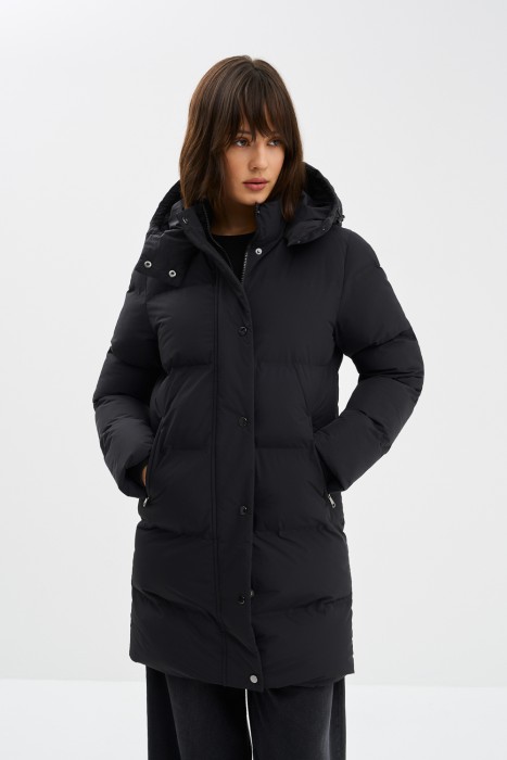 пуховик с капюшоном 781612003 фотография