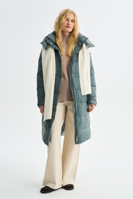 пуховик с капюшоном 799212003 фотография