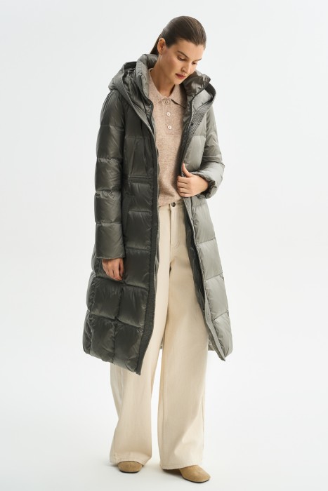 пуховик с капюшоном 772372003 фотография