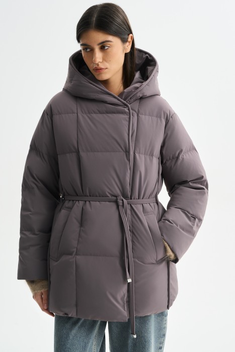 пуховик с капюшоном 781718003 фотография