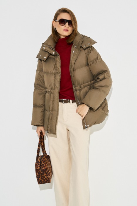 пуховик с капюшоном 781744003 фотография