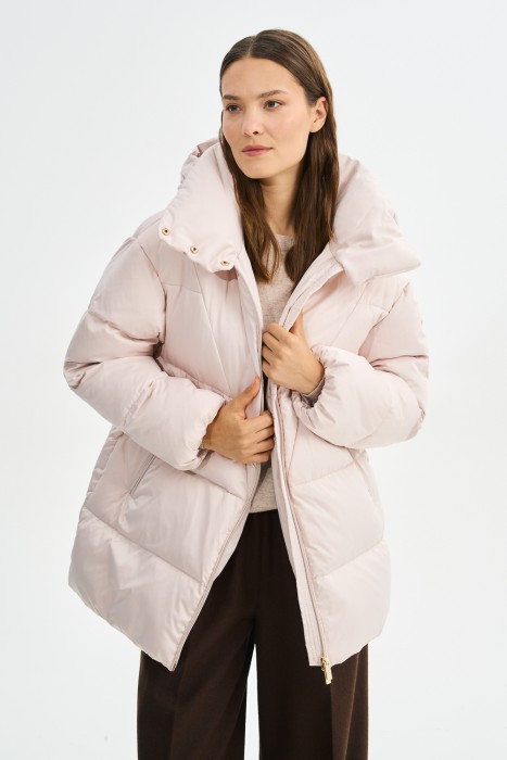 пуховик с капюшоном 768525003 фотография