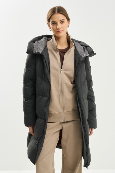 пуховик с капюшоном 799211003 фотография