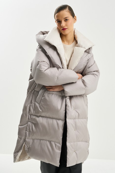 пуховик с капюшоном 802505003 фотография