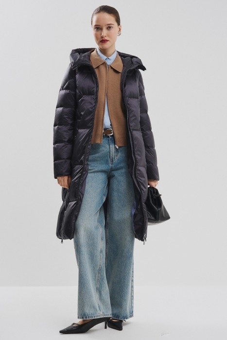 пуховик с капюшоном 799203003 фотография