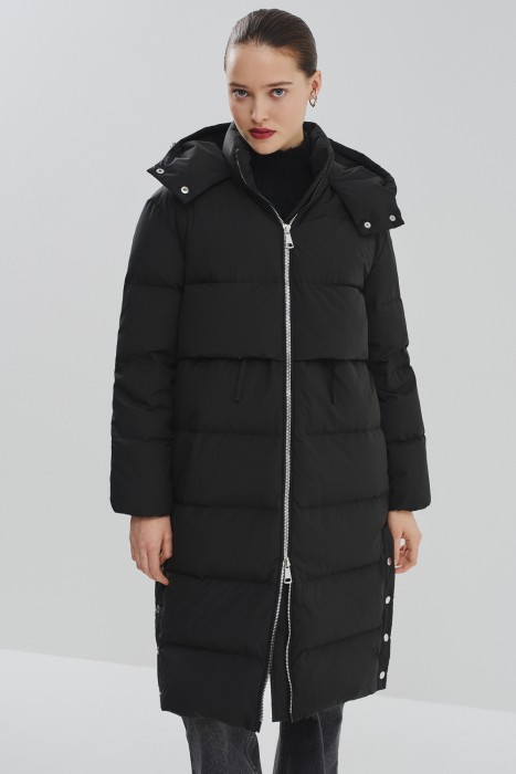 пуховик с капюшоном 781265003 фотография