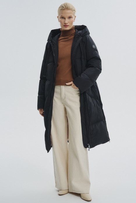 пуховик с капюшоном 799208003 фотография