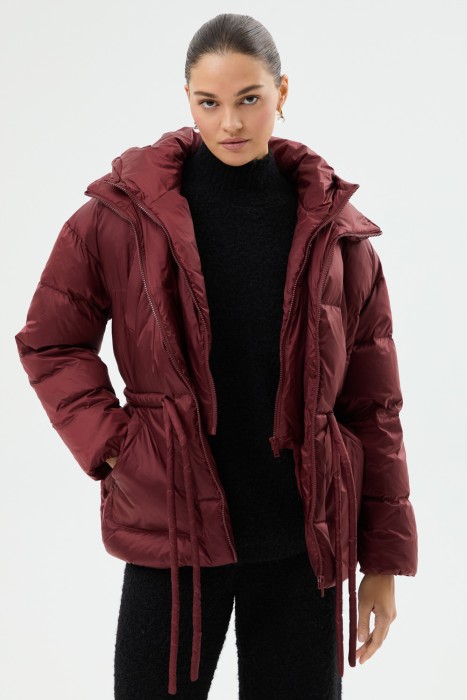 пуховик с капюшоном 808636003 фотография