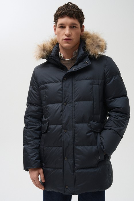 пуховик с капюшоном 796313003 фотография