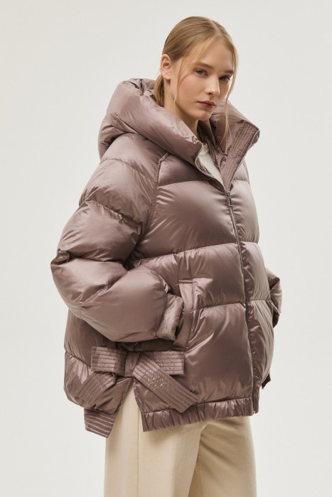 пуховик с капюшоном 808590003 фотография