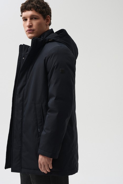 пуховик с капюшоном 796314003 фотография