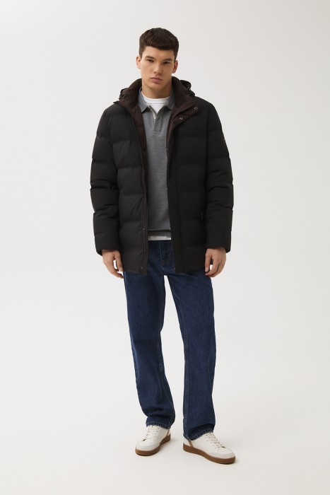 пуховик с капюшоном 796310003 фотография