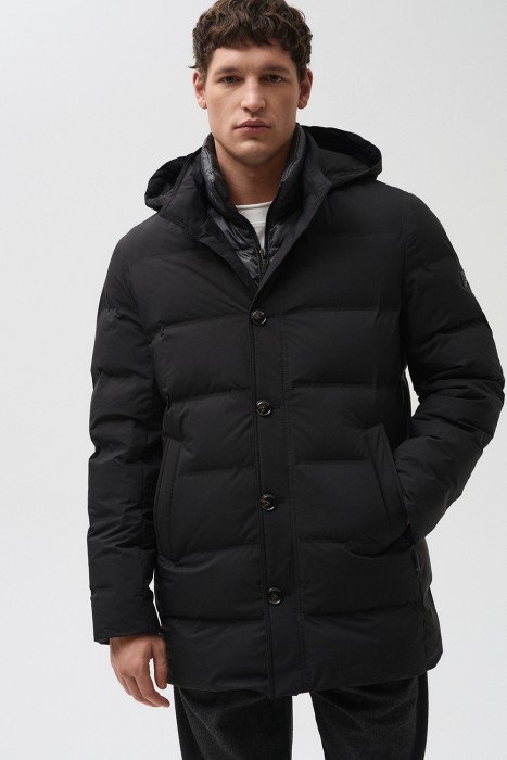 пуховик с капюшоном 796318003 фотография