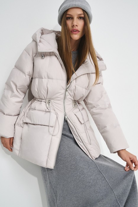 пуховик с капюшоном 728337003 фотография