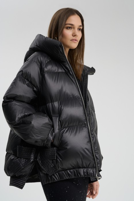 пуховик с капюшоном 715779003 фотография