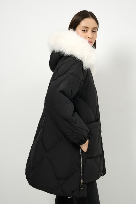 пуховик с капюшоном 730033003 фотография