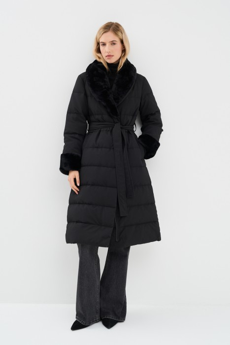 пуховое пальто 715342003 фотография