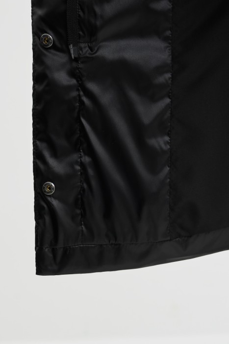 пуховое пальто из россии вид сбоку