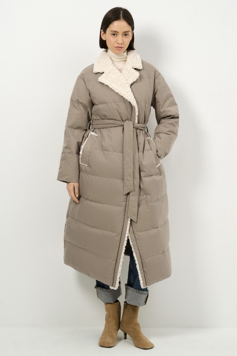 пуховое пальто 723429003 фотография