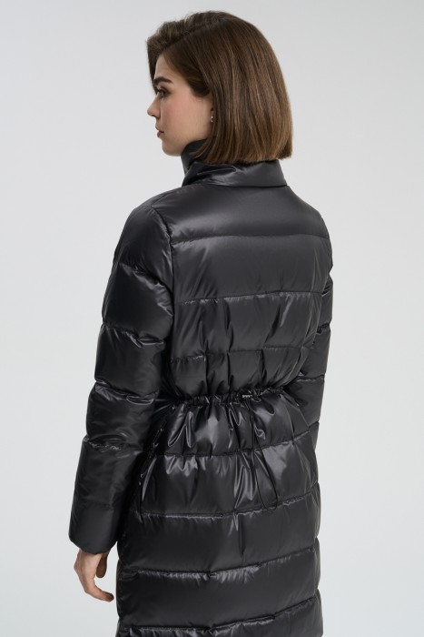 пуховое пальто из россии вид сбоку